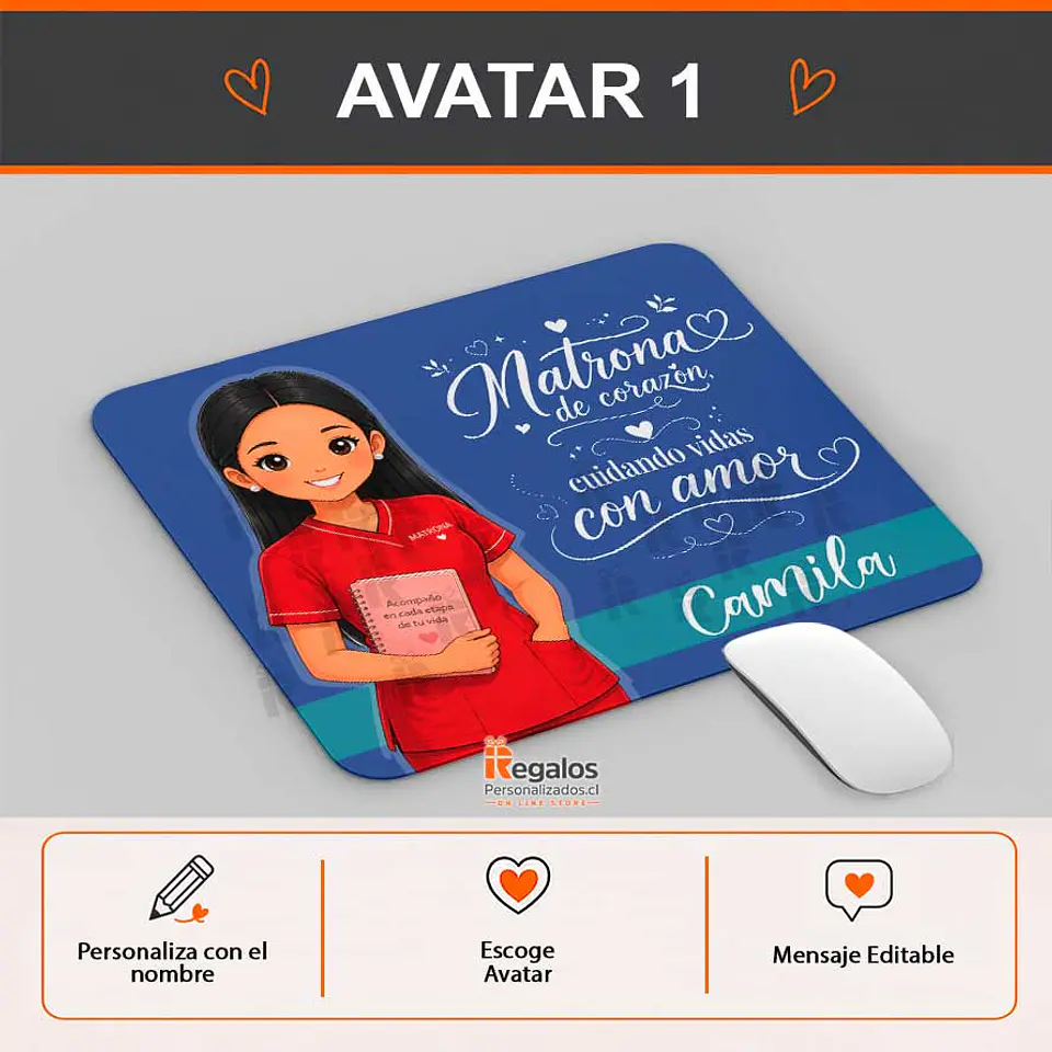 Mouse pad diseño Matrona 2