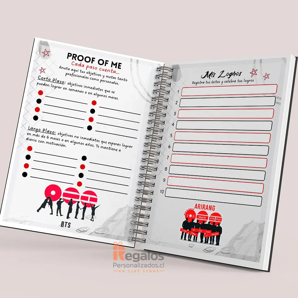 Planner BTS Arirang | Portadas prediseñadas  5