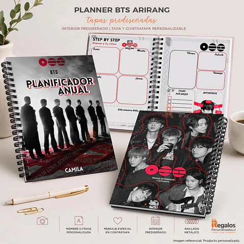 Planner BTS Arirang | Portadas prediseñadas 