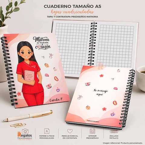 Cuaderno de apuntes diseño Matrona