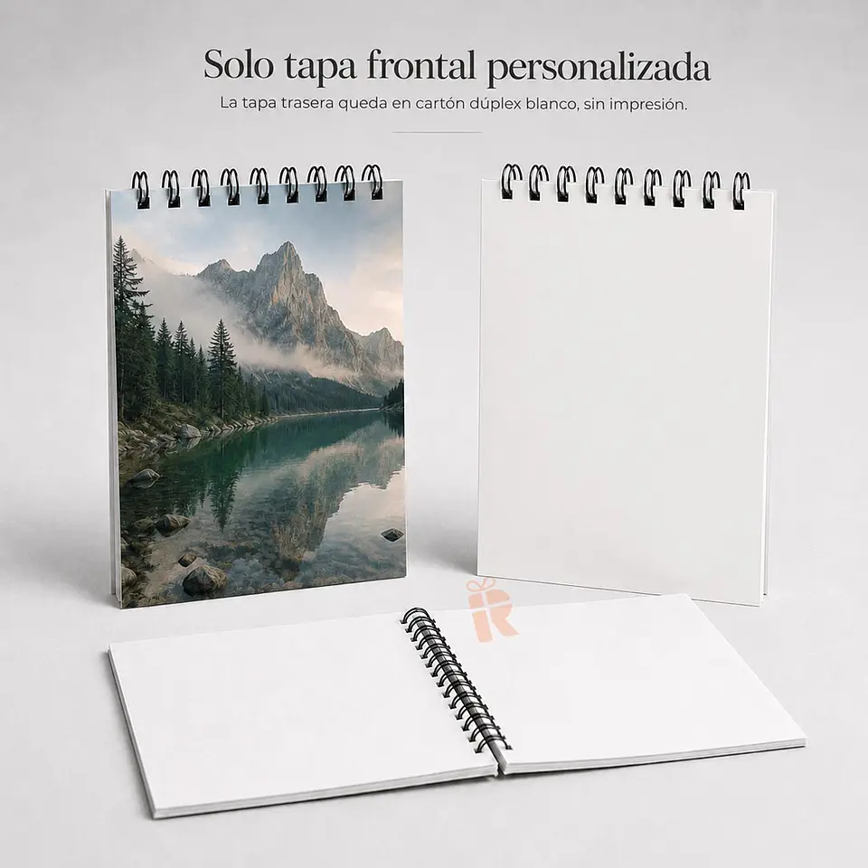 Libreta 10x15 cm personalizada |  Tapa dura 80 hojas 105g 3