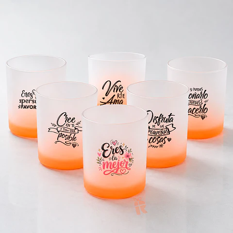 Pack de 6 Vasos  | Personalizados todos distintos