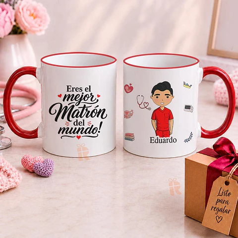 Tazón personalizado con diseño para Matrón