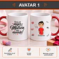 Tazón personalizado con diseño para Matrón - Miniatura 2