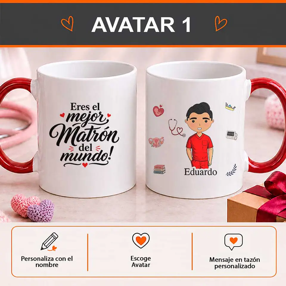 Tazón personalizado con diseño para Matrón 2