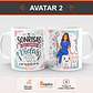 Tazón personalizado con diseño para Odontóloga - Miniatura 3
