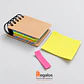Set Sticky Ecológico con Tapa Dura personalizado con logo o frase - Miniatura 2