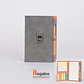Libreta personalizda, Memo Set Eco-Cuero, con Bolígrafo  - Miniatura 1