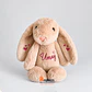 Peluche conejo café 40cm, personalizado con nombre o frase - Miniatura 3
