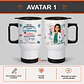 Mug térmico personalizado con diseño para odontóloga - Miniatura 2
