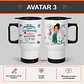 Mug térmico personalizado con diseño para odontóloga - Miniatura 4