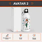 Botella personalizada con diseño para Odontóloga - Miniatura 3
