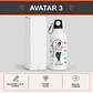 Botella personalizada con diseño para Odontóloga - Miniatura 4
