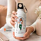 Botella personalizada con diseño para Odontóloga - Miniatura 1