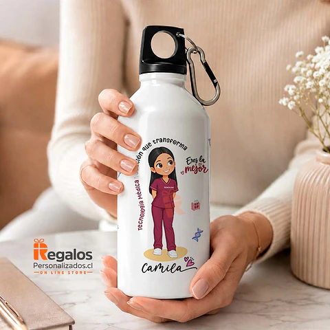 Botella diseño Tecnóloga médica