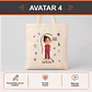 Bolsa algodón con diseño para Tecnóloga médica - Miniatura 5