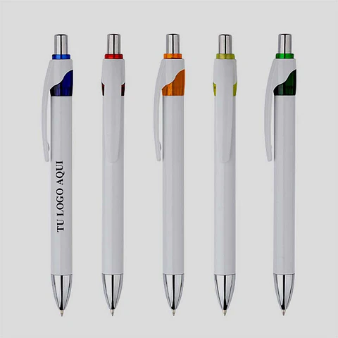 Bolígrafo Plástico cuerpo blanco | Personalizado