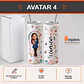 Vaso térmico tumbler personalizado con diseño Profesora - Miniatura 5