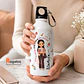 Botella de agua personalizada con diseño Profesora - Miniatura 1