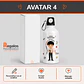 Botella de agua personalizada con diseño Profesor - Miniatura 5
