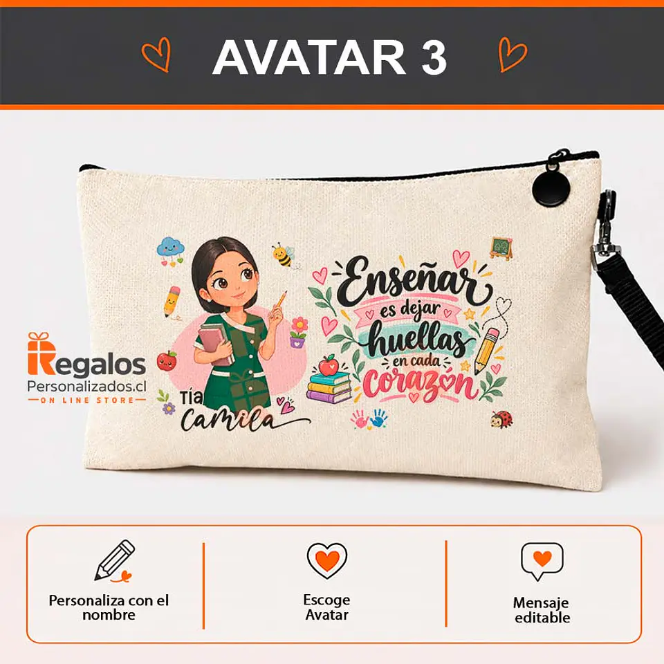 Estuche diseño Educadora de Párvulos 4