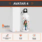 Botella de agua  diseño para Eduadora de Párvulos - Miniatura 5