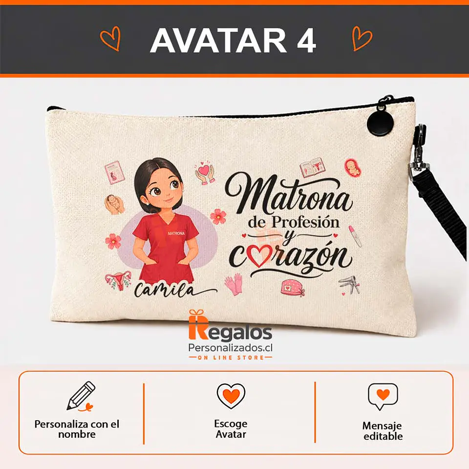 Estuche  personalizado con diseño para Matrona 5
