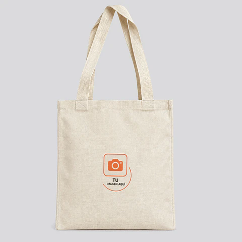 Bolsa lino | Personalizada con imagen, fotografia, frase o logo