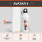 Botella de agua personalizada con diseño Profesora - Miniatura 5