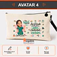 Estuche personalizado con diseño Terapeuta Ocupacional Mujer - Miniatura 5