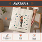 Bolsa lino personalizada con diseño Kinesióloga - Miniatura 5