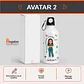 Botella de agua personalizada con diseño Terapeuta Ocupacional  - Miniatura 3