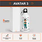 Botella de agua personalizada con diseño Terapeuta Ocupacional  - Miniatura 4