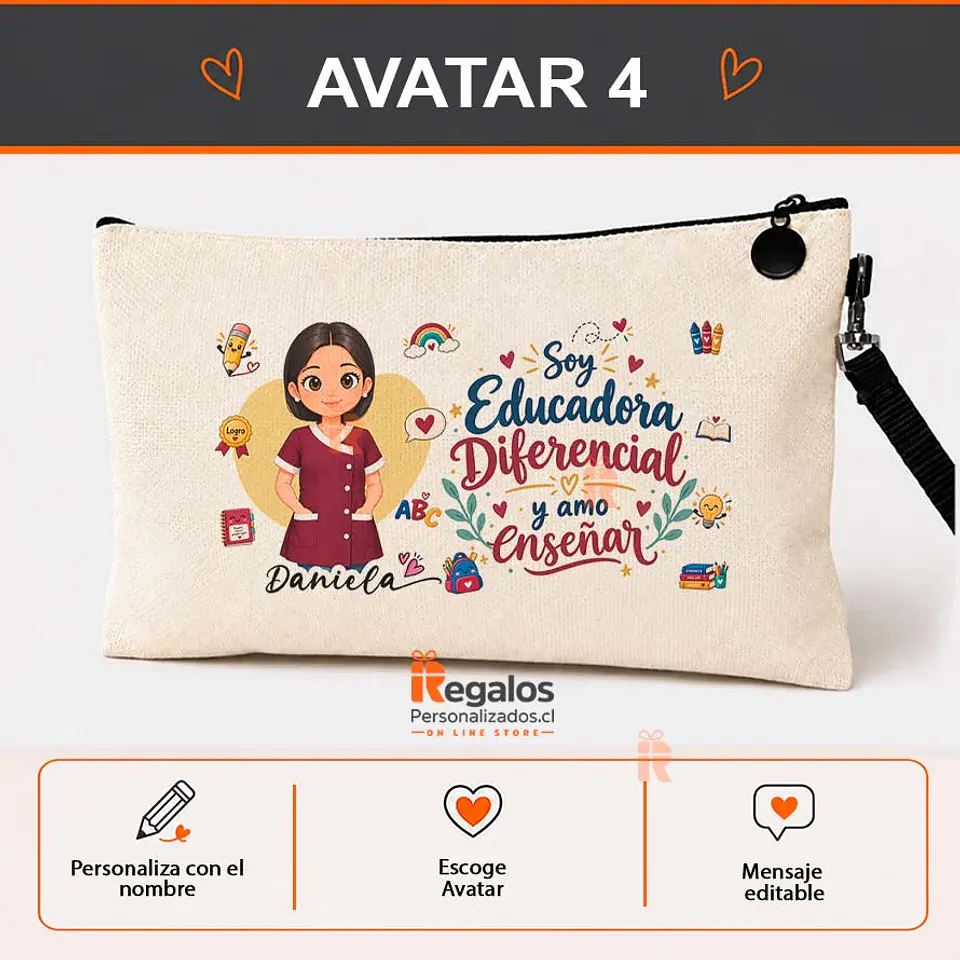 Estuche diseño Educadora Diferencial 5