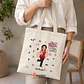 Bolsa lino personalizada con diseño Educadora Diferencial - Miniatura 1