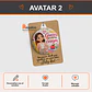 Llavero espejo Personalizado con diseño Profesora - Miniatura 3
