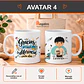 Tazón en tote bag personalizado con diseño Profesor - Miniatura 5