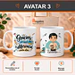 Tazón en tote bag personalizado con diseño Profesor - Miniatura 4