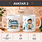 Tazón en tote bag personalizado con diseño Profesor - Miniatura 3