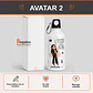 Botella de agua personalizada con diseño Abogada - Miniatura 3
