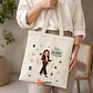 Bolsa lino personalizada con diseño Abogada - Miniatura 1