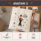 Bolsa lino personalizada con diseño Abogada - Miniatura 4