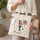 Bolsa lino personalizada con diseño Veterinaria - Miniatura 1
