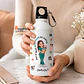 Botella de agua personalizada con diseño Veterinaria - Miniatura 1