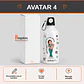 Botella de agua personalizada con diseño Veterinaria - Miniatura 5