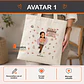 Bolsa lino personalizada con diseño Fonoaudióloga - Miniatura 2