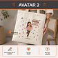 Bolsa lino personalizada con diseño Fonoaudióloga - Miniatura 3