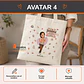 Bolsa lino personalizada con diseño Fonoaudióloga - Miniatura 5