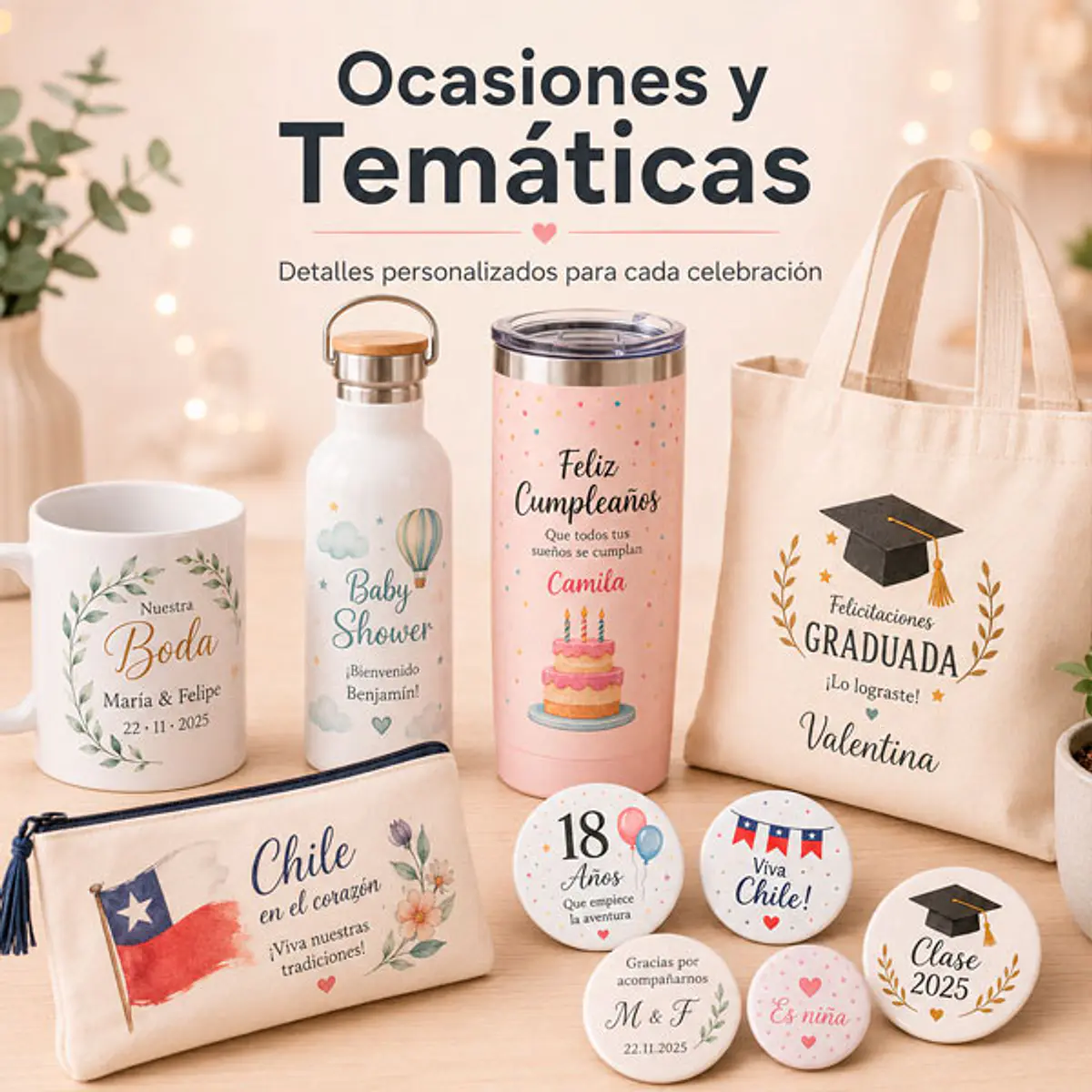 OCASIONES Y TEMÁTICAS