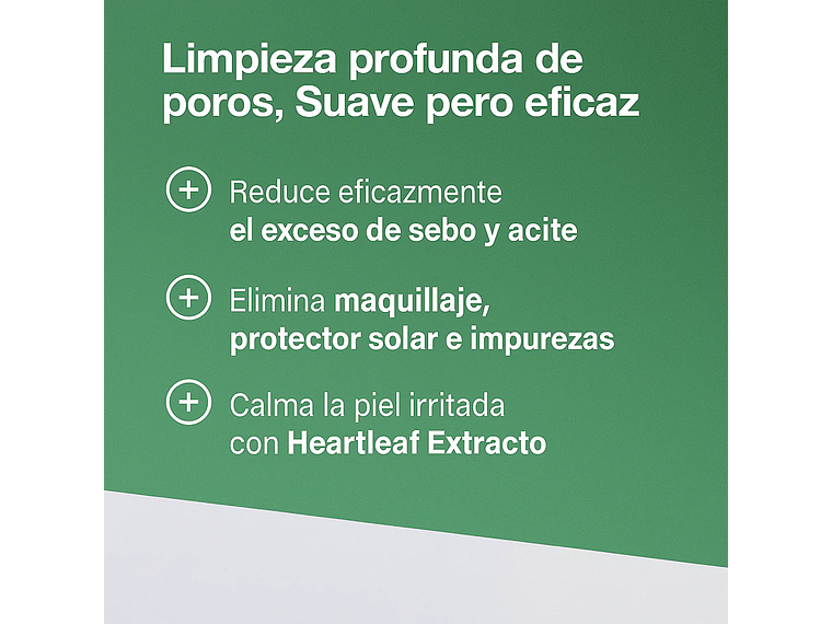 ANUA | Aceite limpiador facial control poros | Heartleaf Cleansing Oil – 20ml 2